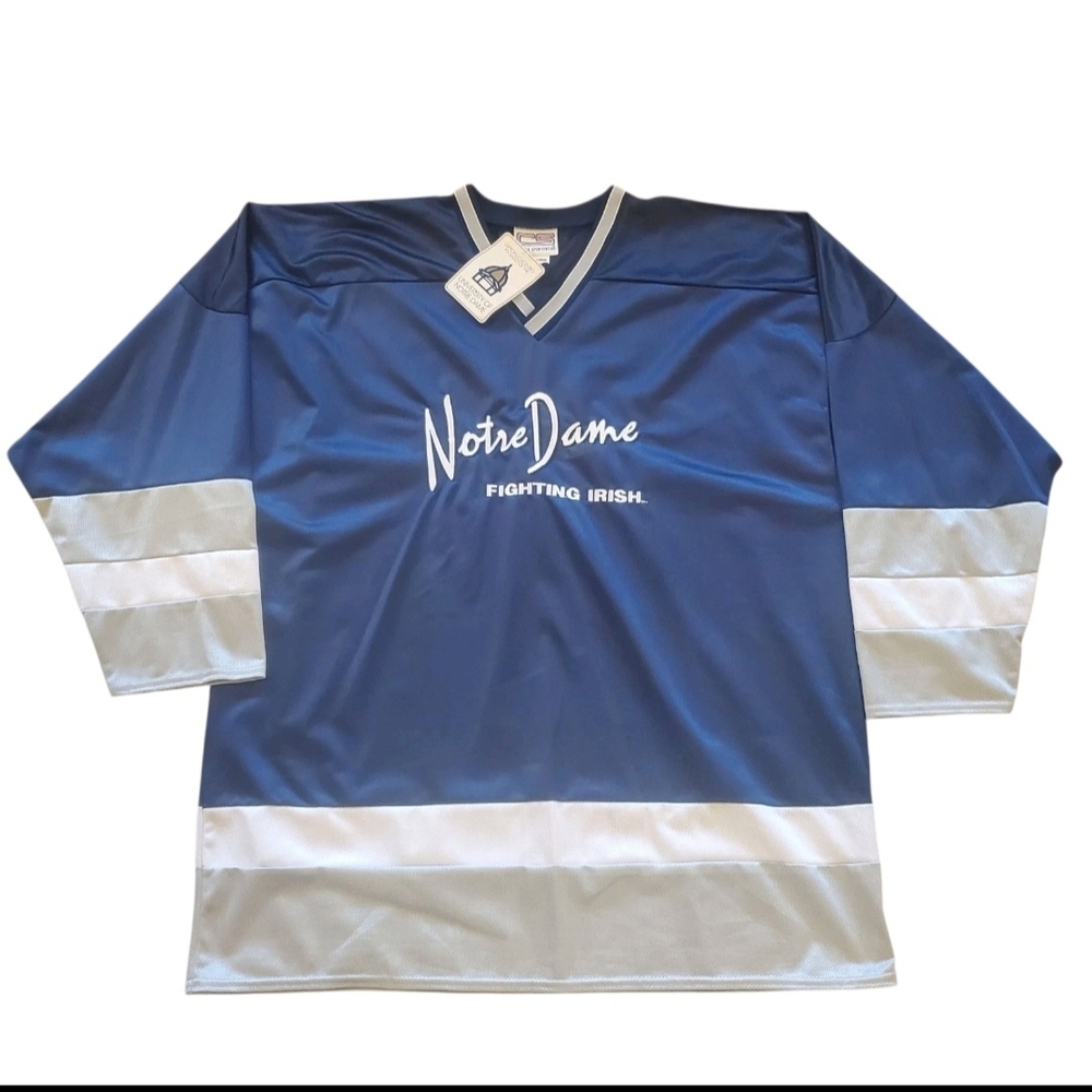 Notre Dame Fighting Irish Hockey Jersey XL NWT Officially Licensed USA Made